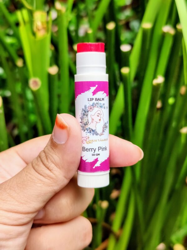 Berry Pink lip balm by Luxuriance