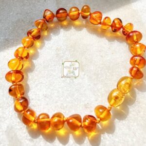 Amberlee bracelet, adjustable, Original European baltic amber
