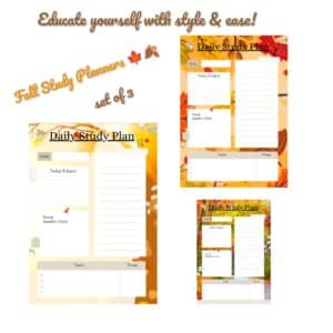 Fall planner 🍁🍂