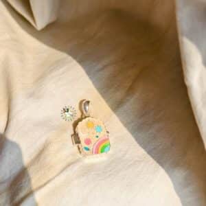 Universe & rainbow themed taweez holder