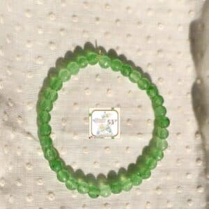 Lime jade bracelet, free size