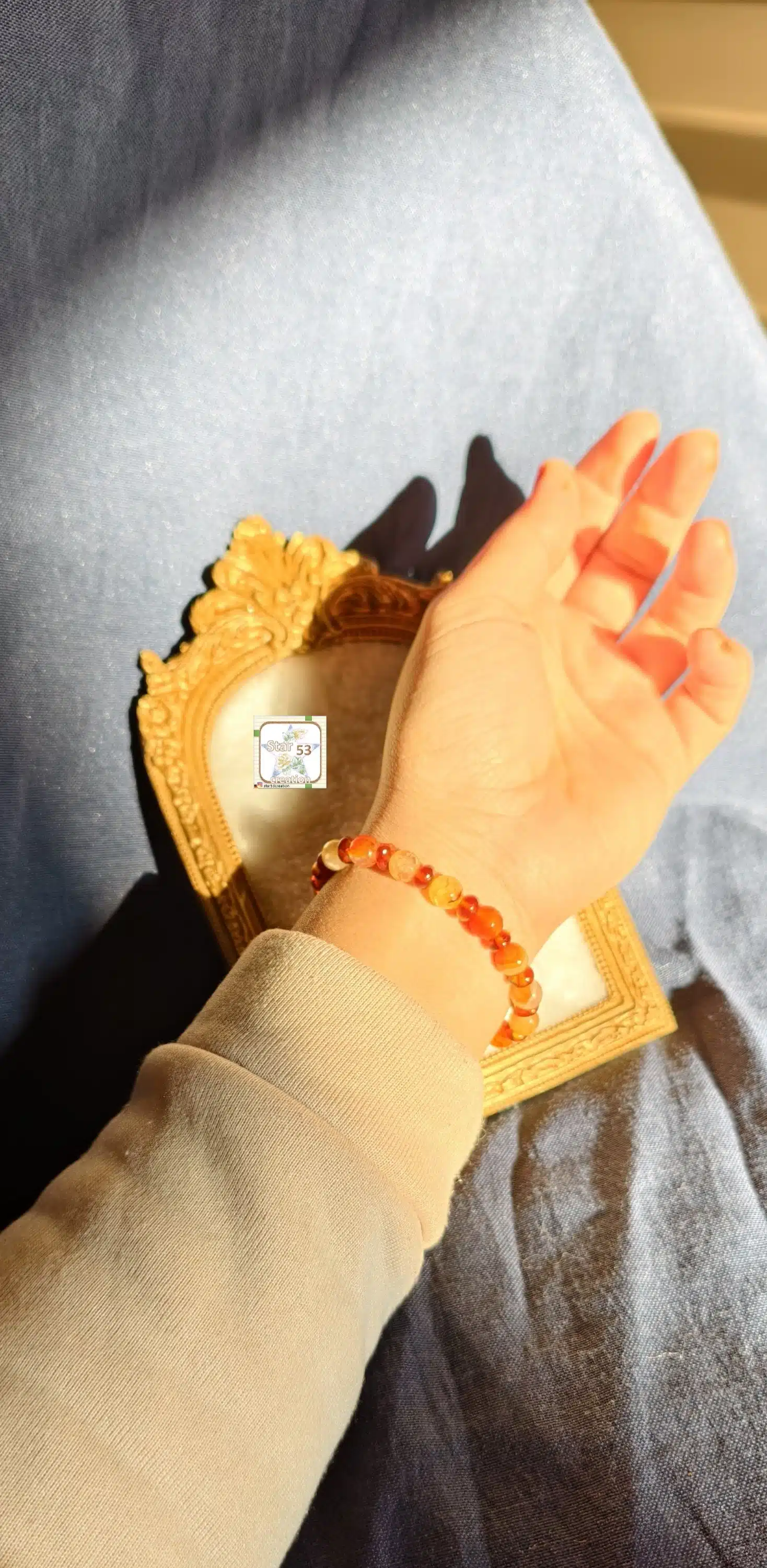 Amber glow bracelet, free size - Image 2